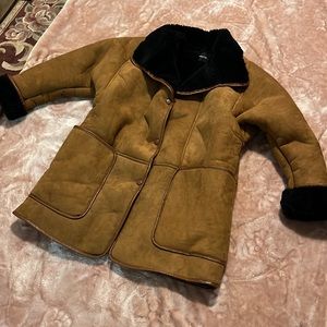 Nasty Gal shearling faux suede jacket